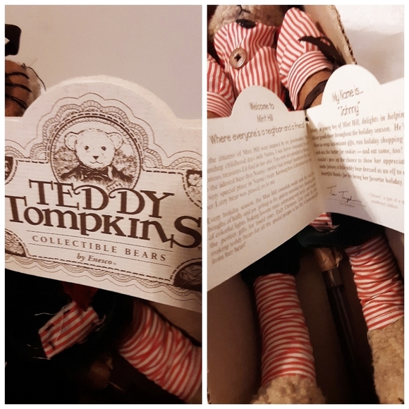 Enesco Timmy Tompkins Collectible Bear Vintage - Picture 2 of 6